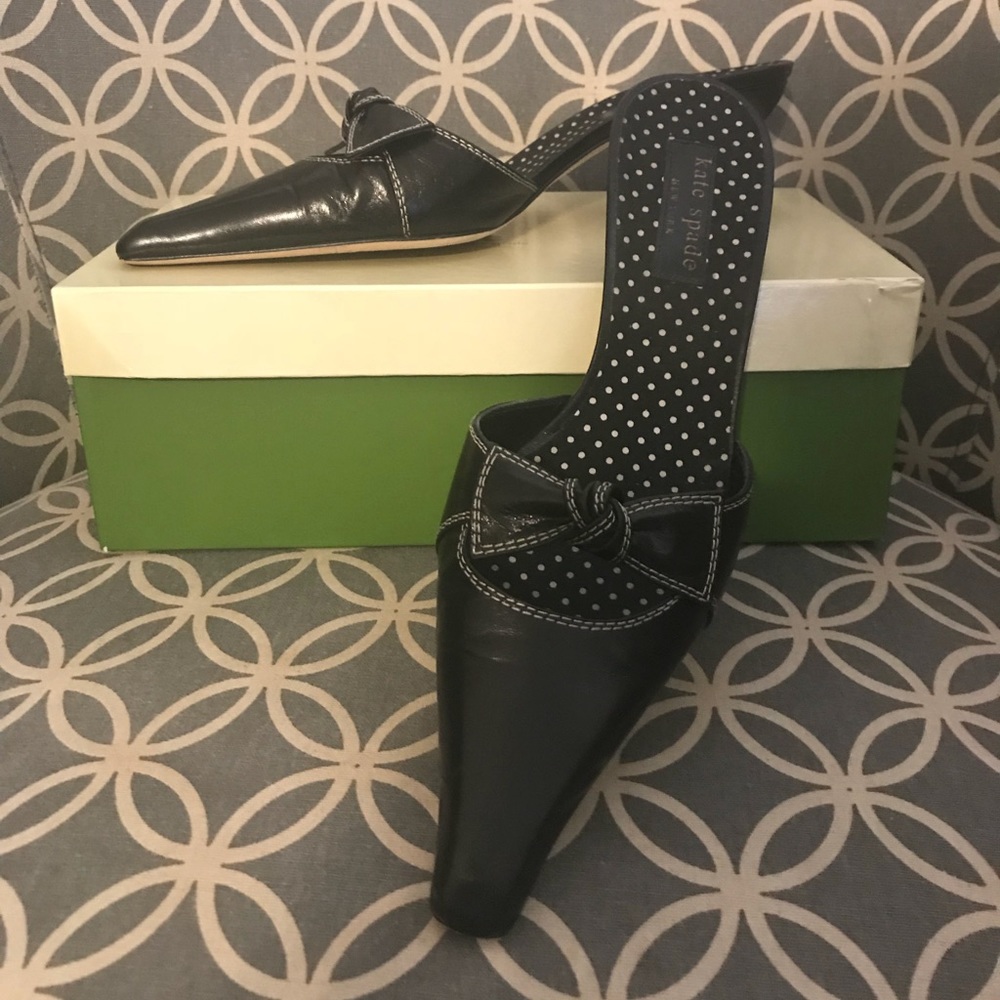 Kate Spade Genny Kitten Heel Slides
